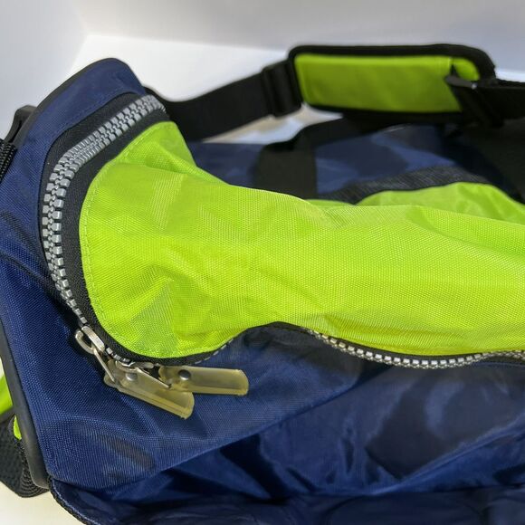 Vintage Disney channel promotional duffel soft flexible bag green/blue/black Y2K main image 9